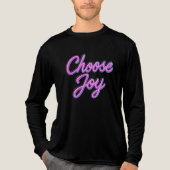 Choose Joy Neon Lights Design トライブレンドＴシャツ (正面)