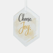 Choose Joy Ornament ガラスオーナメント (正面左)
