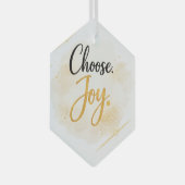 Choose Joy Ornament ガラスオーナメント (正面右)