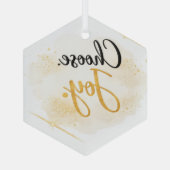 Choose Joy Ornament ガラスオーナメント (裏面)