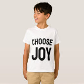 Choose joy - positive vibes kid's t-shirt  tシャツ (正面フル)