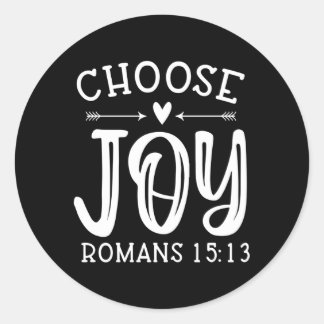 Choose Joy Ros 1513 Christian ラウンドシール