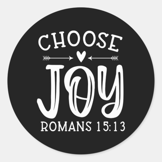 Choose Joy Ros 1513 Christian ラウンドシール (正面)