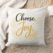 Choose Joy Throw Pillow クッション (ブランケット)