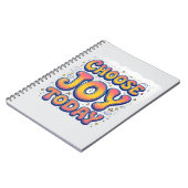 「Choose Joy Today」ノートブック ノートブック (左側)