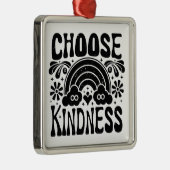 Choose kindness be kind メタルオーナメント (右)