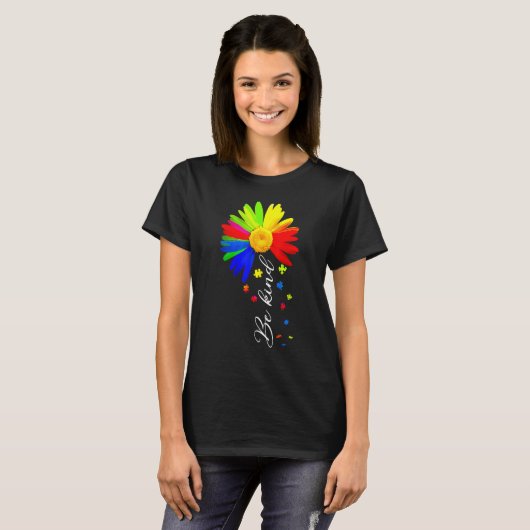 Choose Kindness Be Kind Autism Awareness Shirts Su Tシャツ (正面フル)