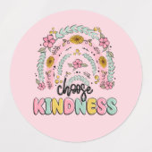 Choose kindness. Inspirational. ラベル (デザイン2)
