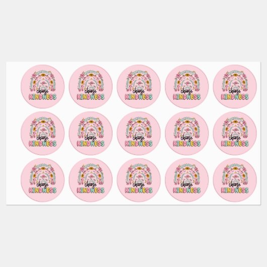 Choose kindness. Inspirational. ラベル (シート)