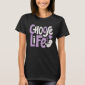 Choose Life  Anti Abortion Pro Life Protest Christ Tシャツ (正面)