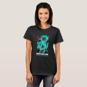 Choose Life Myasthenia Gravis Awareness Sumflower Tシャツ (正面フル)
