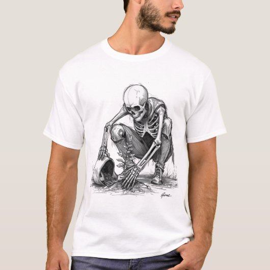 Choose Life Over War – Anti WW3 Statement Shirt Tシャツ (正面)