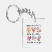 Choose love over hate. Choose love over fear.  キーホルダー (正面左)