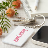 Choose Peace Acrylic Keychain キーホルダー (正面右)