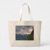 Choose Peace Large Tote Bag ラージトートバッグ (裏面)