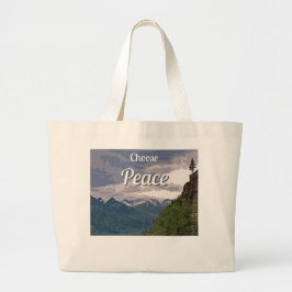 Choose Peace Large Tote Bag ラージトートバッグ