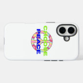 Choose Peace Minimal Typography Phone Case Case-Mate iPhoneケース (裏面 (横))