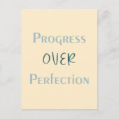 Choose Progress Every Time With Purposeful Message ポストカード (正面)
