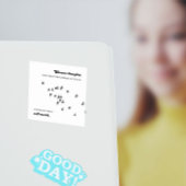 Choose thoughts that keep your heart at peace スクエアシール