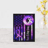 Choose To Keep Going Suicide Prevention Awareness  カード (黄色い花)