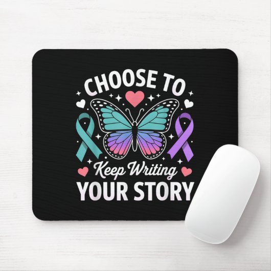 Choose To Keep Writing Your Story Insrational Butt マウスパッド (マウス)