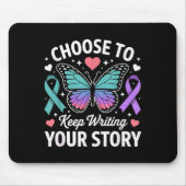 Choose To Keep Writing Your Story Insrational Butt マウスパッド (正面)