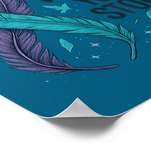 Choose To Keep Writing Your Story Insrational Quot ポスター (角)