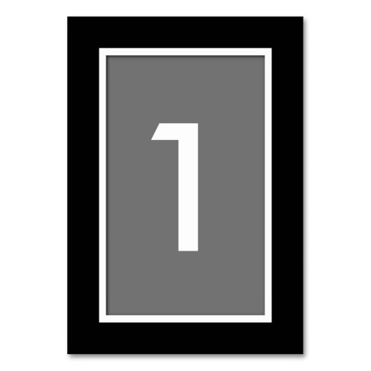 Choose-Your-Color All-Optionテーブル大事な行事番号カード テーブルナンバー (正面)