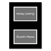 Choose-Your-Color Tented Name座席表