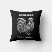 Choose Your Fighter – Demon Rooster. クッション (裏面)