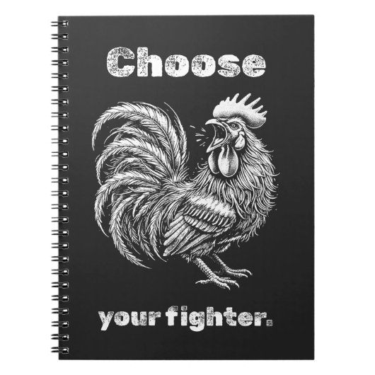 Choose Your Fighter – Demon Rooster. ノートブック (正面)