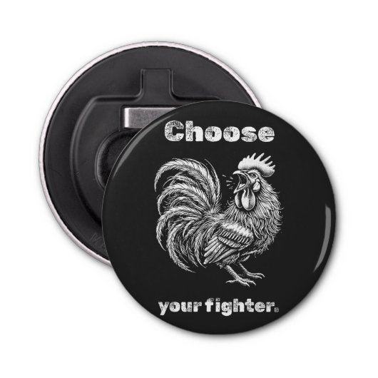 Choose Your Fighter – Demon Rooster. 栓抜き (正面)
