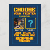 „Choose Your Fighter – Duo Edition“ – Retro ポストカード (正面)