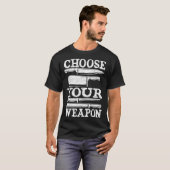 Choose Your Weapon Cooking Guru  Cook Retro Chef   Tシャツ (正面フル)