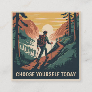 Choose Yourself Today スクエア名刺