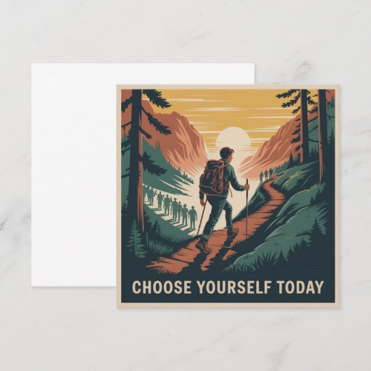 Choose Yourself Today 招待状 (正面/裏面)