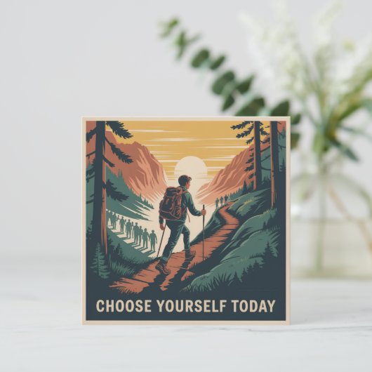 Choose Yourself Today 招待状 (スタンド正面)