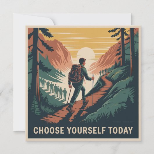 Choose Yourself Today 招待状 (正面)