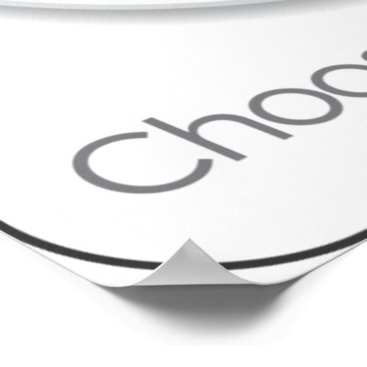 ChooseMyPlateポスター ポスター (角)