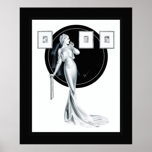 Choosing Her Man by George Petty ポスター (正面)