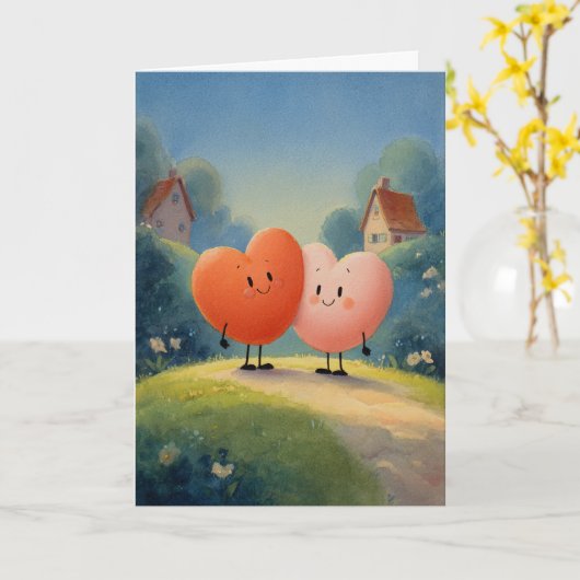 Choosing You Always Valentine Card カード (黄色い花)