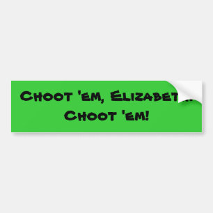 Chootそれら、エリザベス! バンパーステッカー