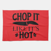 chop it like it's hot  キッチンタオル (横)