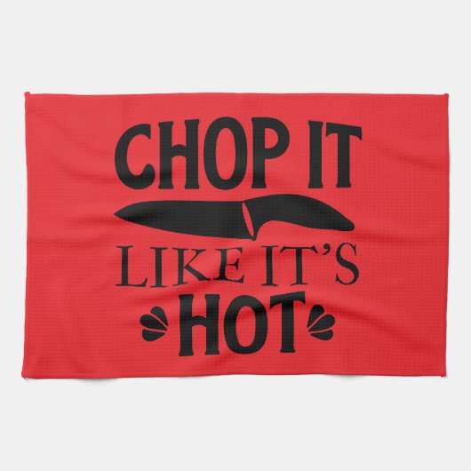 chop it like it's hot  キッチンタオル (横)