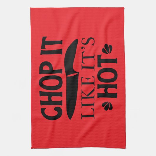chop it like it's hot  キッチンタオル (縦)