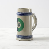 Chope 624 g gris bleu OTTAWA ビールジョッキ (正面右)