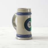 Chope 624 g gris bleu OTTAWA ビールジョッキ (正面左)