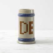 CHOPE gris/bleu ALLEMAGNE CHOCOLAT ビールジョッキ (中央)