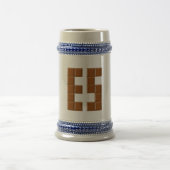 CHOPE gris/bleu ESPAGNE ビールジョッキ (中央)