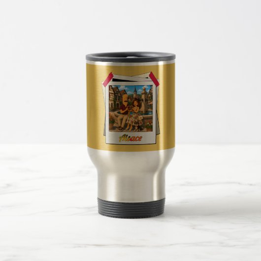 Chope ou mug Alsace Kek et Ina - Idée Cadeau トラベルマグ (中央)